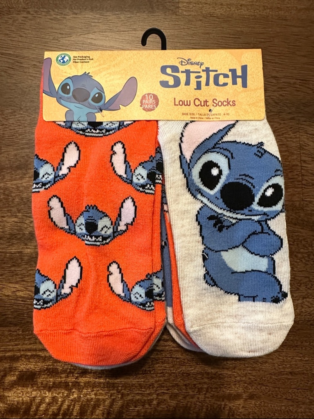 Disney Stitch Low Cut Socks